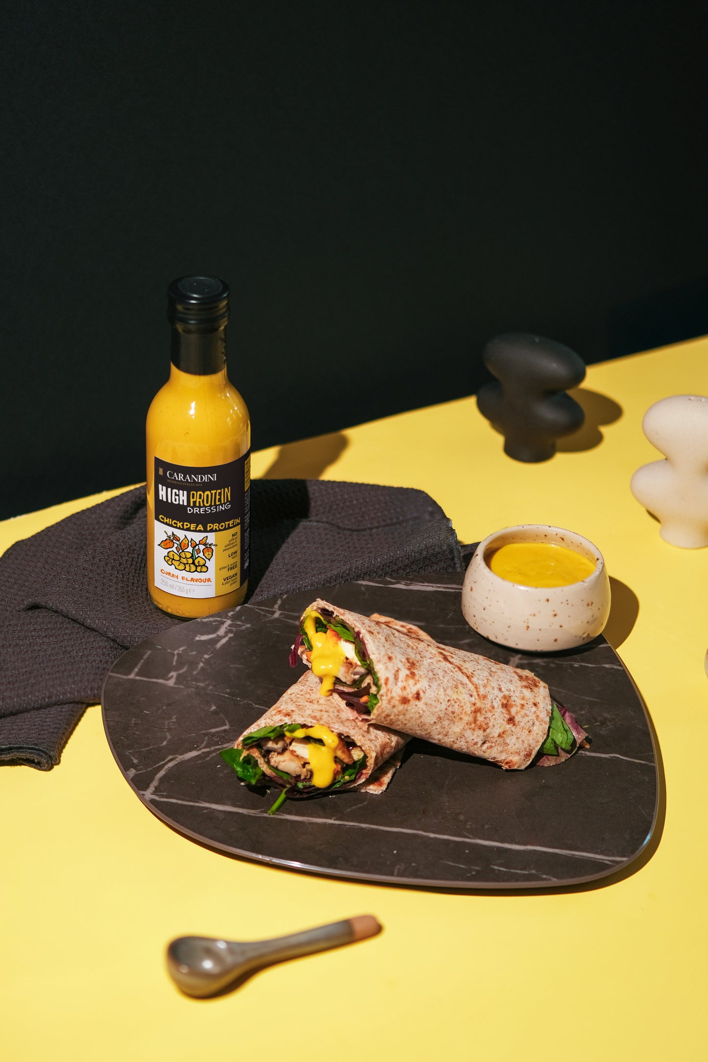 HIGH PROTEIN DRESSING con Proteine dei ceci - GUSTO CURRY