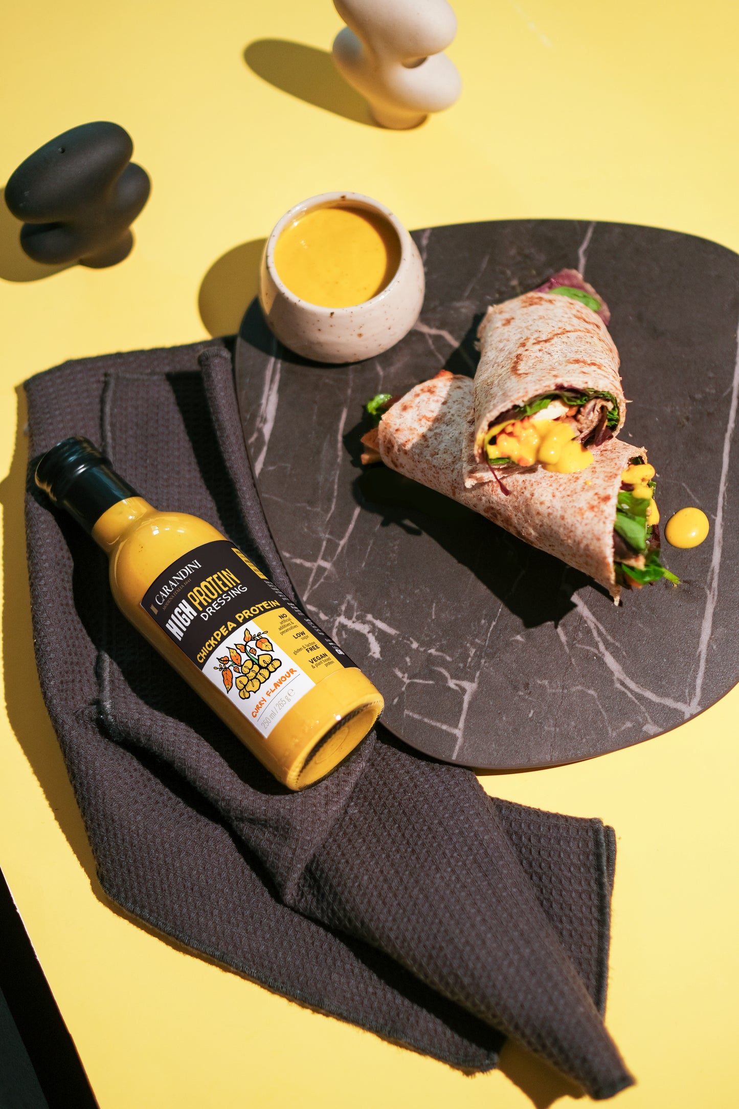 HIGH PROTEIN DRESSING con Proteine dei ceci - GUSTO CURRY