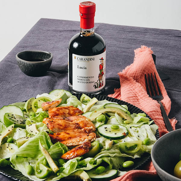 DUO KIT GIUSEPPE Aceto Balsamico di Modena IGP Invecchiato e LUCIA Condimento Nero con Aceto di Riso