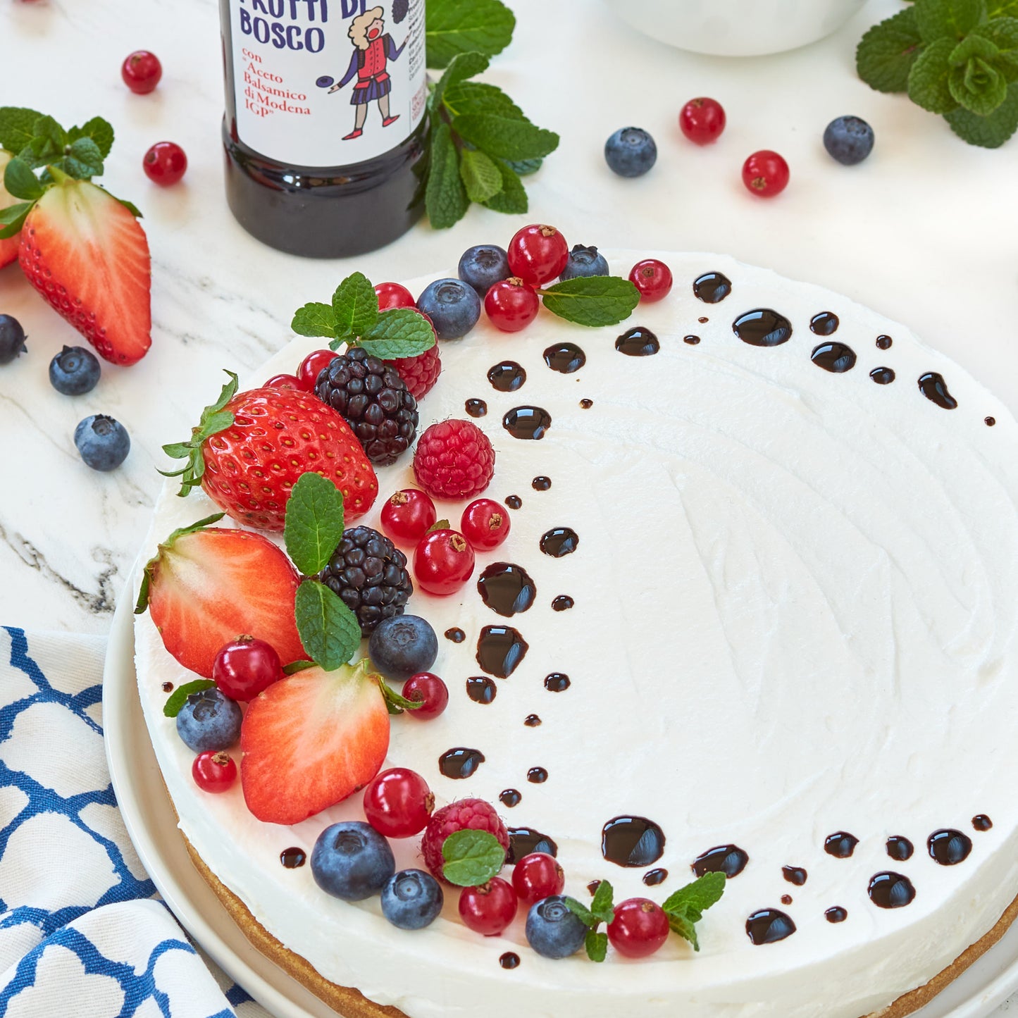 Glassa gusto Frutti di bosco con Aceto Balsamico di Modena IGP