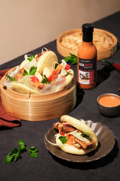 HIGH PROTEIN DRESSING con Proteine delle Lenticchie Rosse - GUSTO PICCANTE