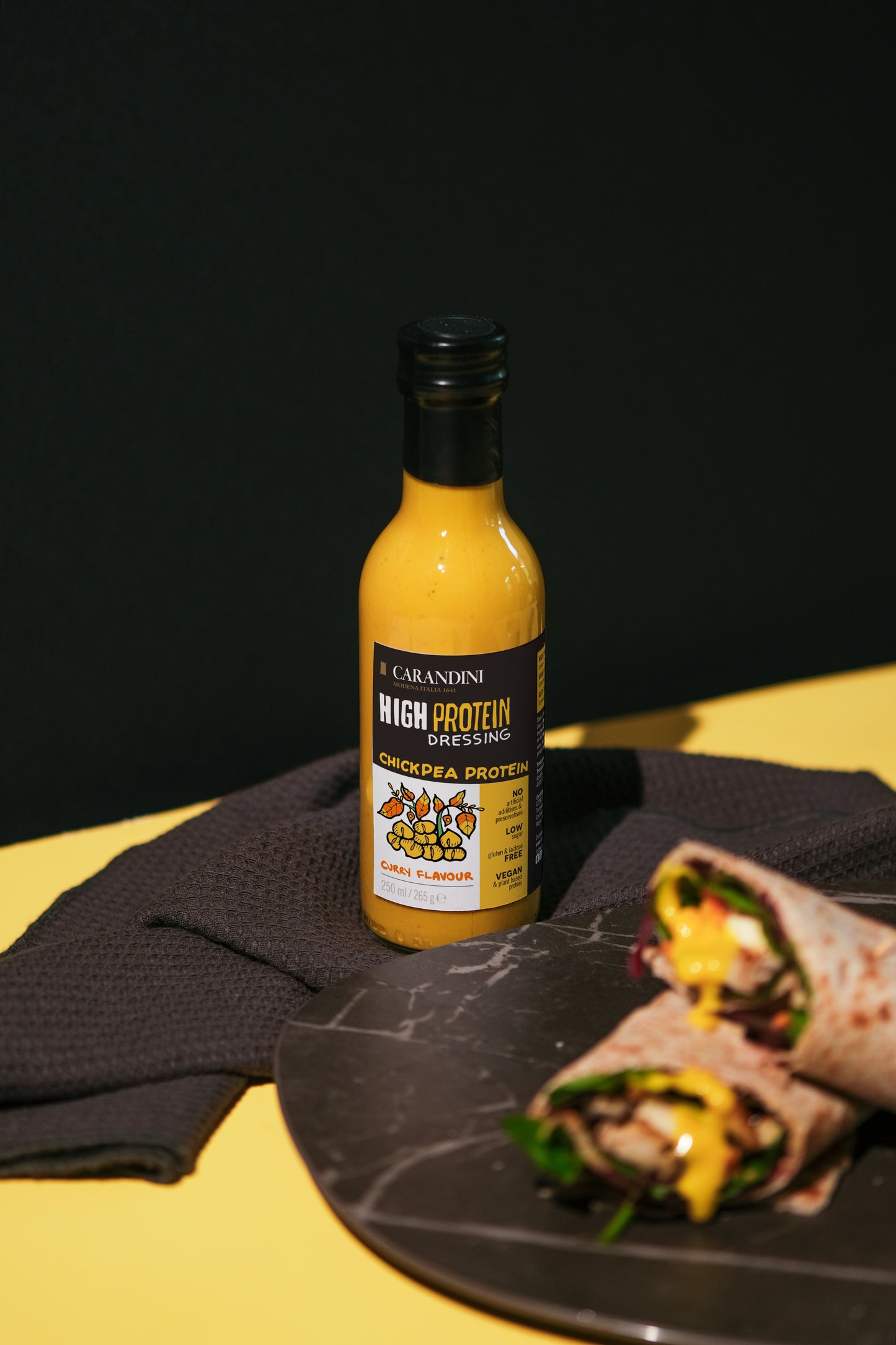 HIGH PROTEIN DRESSING con Proteine dei ceci - GUSTO CURRY