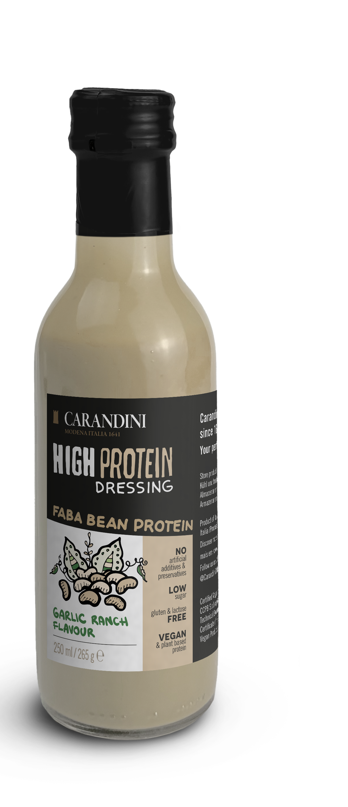 HIGH PROTEIN DRESSING con Proteine della Fava - GUSTO RANCH ALL'AGLIO