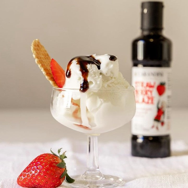 Glassa gusto Fragola con Aceto Balsamico di Modena IGP