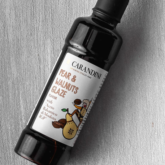 Pears and Walnuts Glaze with Balsamic Vinegar of Modena