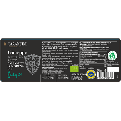 Giuseppe Aceto Balsamico di Modena IGP Biologico