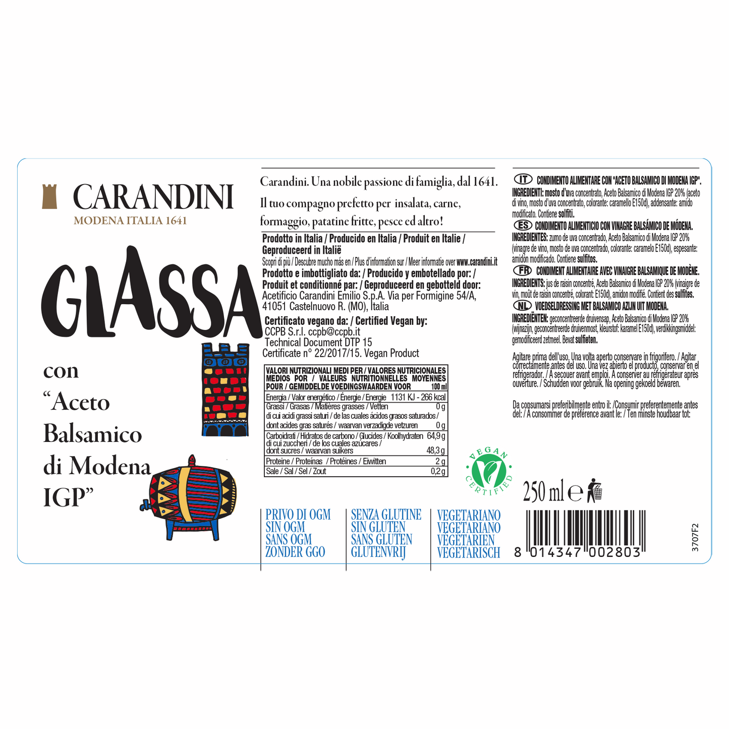 Balsamic Glaze with Balsamic Vinegar of Modena