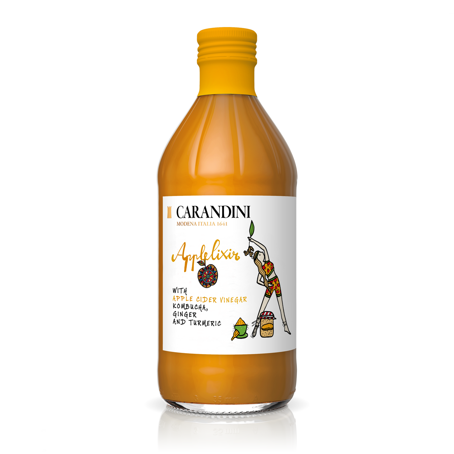 Applelixir con Aceto di Mele, Kombucha, Zenzero e Curcuma