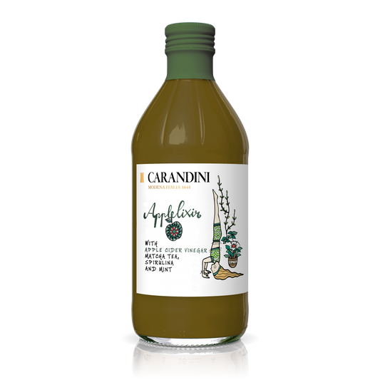 Applelixir con Aceto di Mele, Te Matcha, Spirulina e Menta