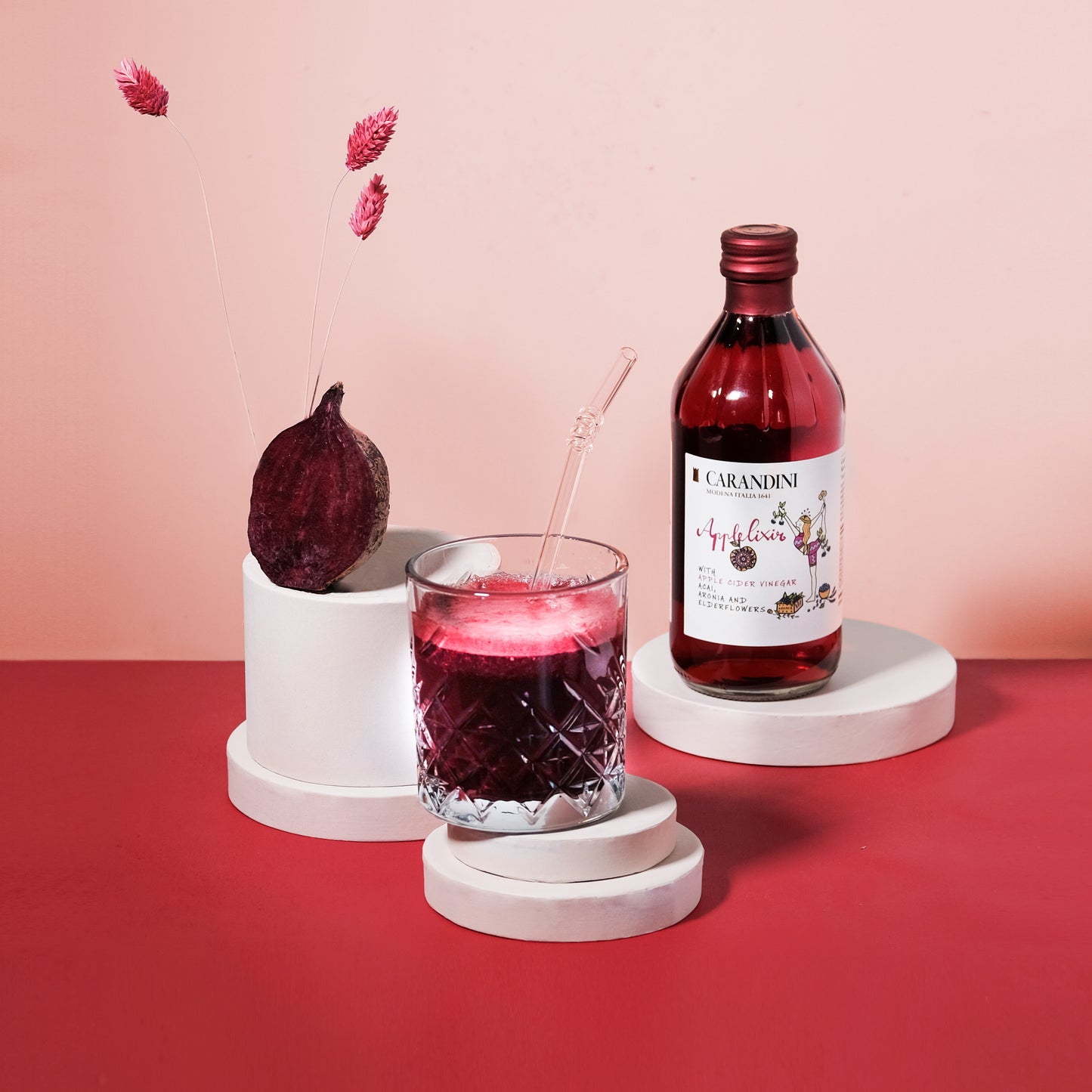 Applelixir con Aceto di Mele, Acai, Aronia e Fiori di Sambuco