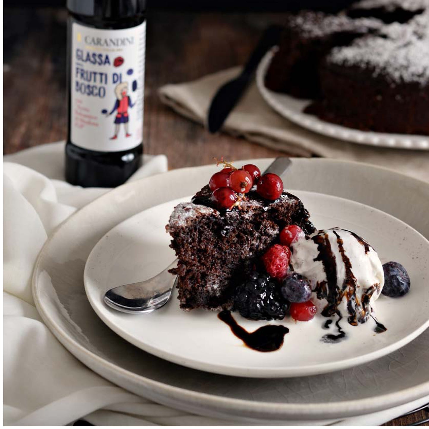 Glassa gusto Frutti di bosco con Aceto Balsamico di Modena IGP